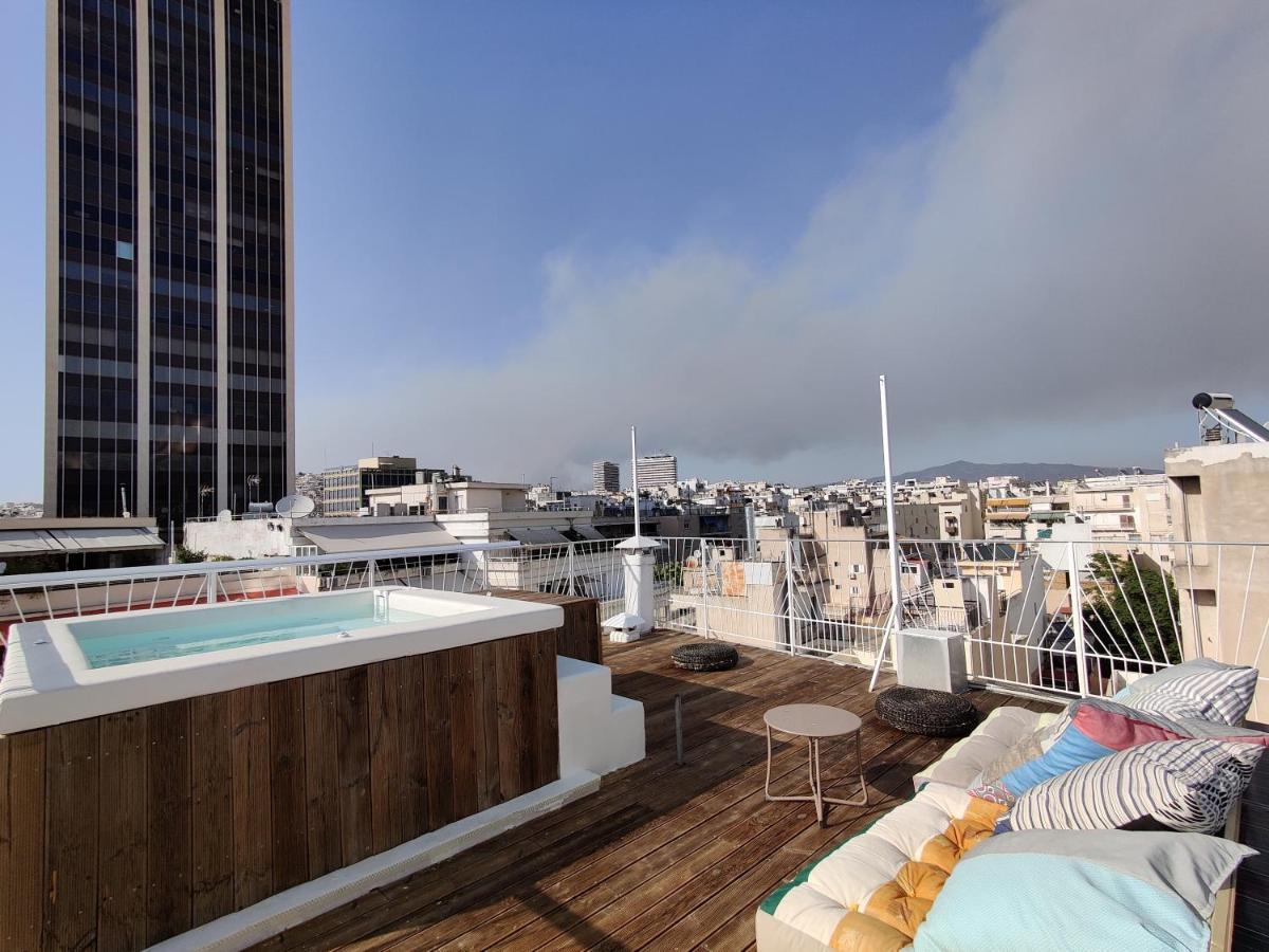 Unique Solar Penthouse With Jacuzzi And Sauna In Central Atina Dış mekan fotoğraf